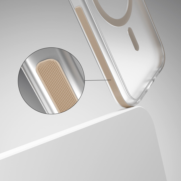 Панель Etteri Icy Mag для Apple iPhone 15 Pro Gold/Transparent (5907504560700) - зображення 7