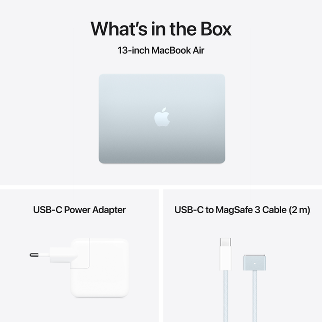 Laptop Apple MacBook Air 13.6" M4 16/256GB 2025 (MC6T4ZE/A) Sky Blue - obraz 11