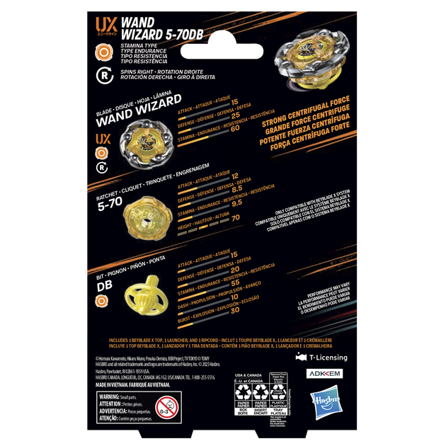 Zabawka bączek Hasbro BeyBlade X z wyrzutnią (5010996257192) - obraz 5