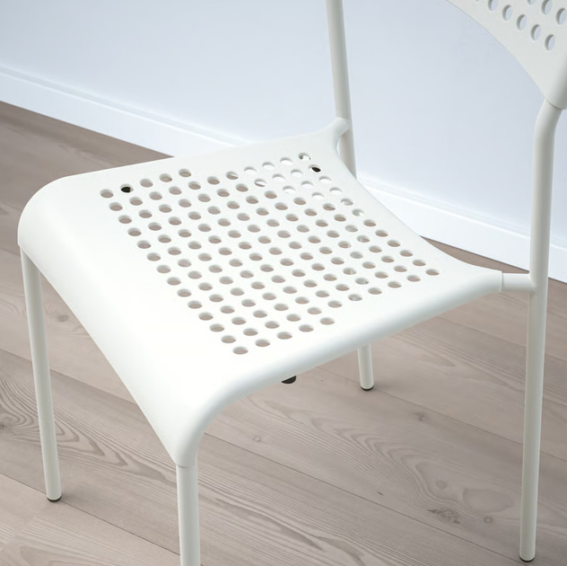 Стілець для кухні Ikea Sandsberg 39 x 47 x 77 см Білий (106.054.24) - зображення 3