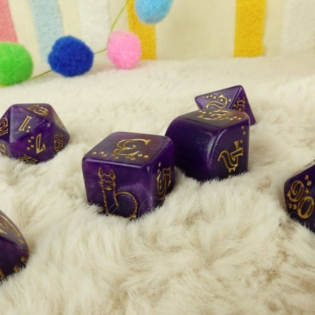 Набір кубиків для настільних ігор Q-Workshop Llama Dice Set: Zippy (5907699497539) - зображення 5