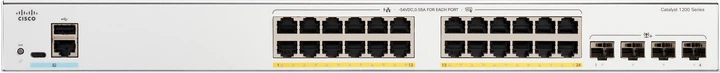 Комутатор Cisco Catalyst C1200-24P-4X - зображення 2