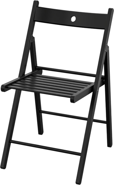 Стілець Ikea Frosvi розкладний 44 x 51 x 77 см Чорний (105.343.18) - зображення 1