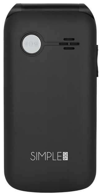 Мобільний телефон Kruger&Matz Simple 930 DualSim Black (5901890060929) (352635058949212) - Уцінка - зображення 2