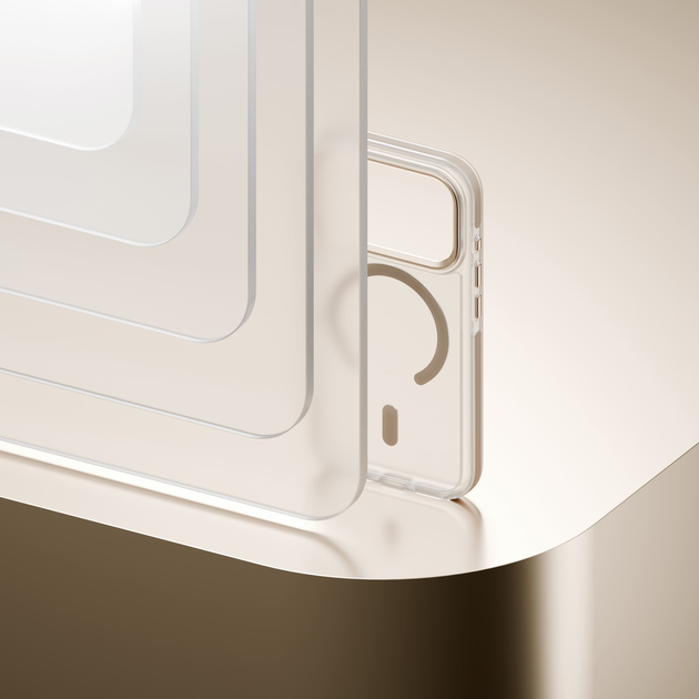 Etui plecki Etteri Icy Mag do Apple iPhone 17 Pro Max Gold/Transparent (5907504560786) - obraz 5