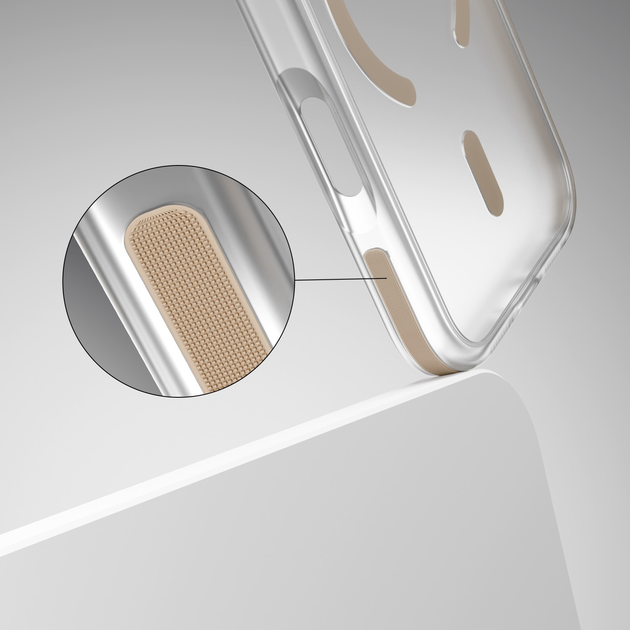 Etui plecki Etteri Icy Mag do Apple iPhone 17 Pro Max Gold/Transparent (5907504560786) - obraz 7