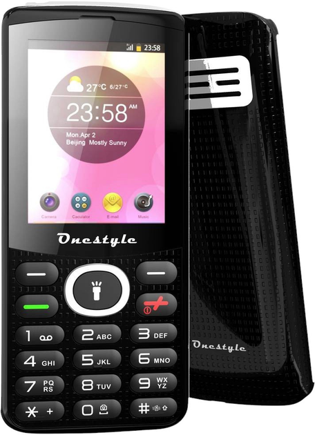 Telefon komorkowy Onestyle B10 Black (6975020870558) (353180584361656) - Outlet - obraz 1
