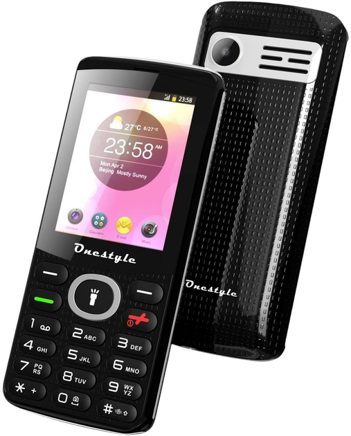 Telefon komorkowy Onestyle B10 Black (6975020870558) (353180584361656) - Outlet - obraz 2