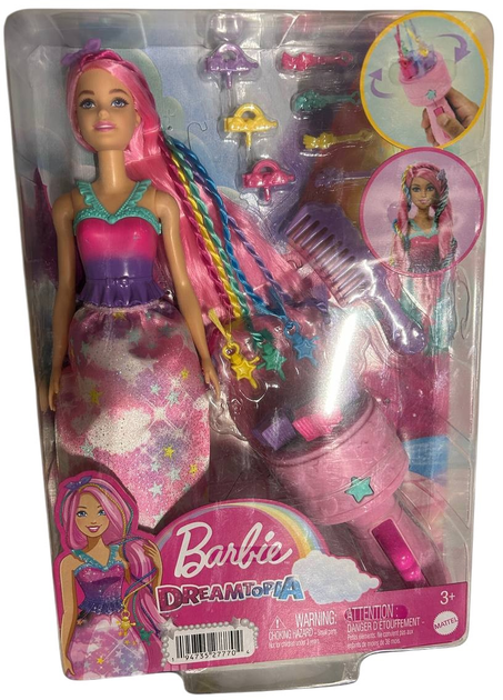 Lalka Barbie Fantasy Dreamtopia Ksiezniczka Zakrecone pasemka (194735277704) (955555911053765) - Outlet - obraz 2