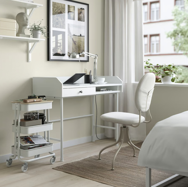 Етажерка Ikea Raskog на колесах 28 x 38 x 61 см Біла (005.867.89) - зображення 5