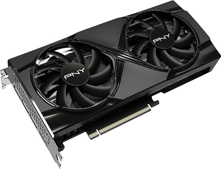 Karta graficzna PNY PCI-Ex GeForce RTX 5060 Ti Dual Fan 8GB GDDR7 (128bit) (2572/28000) (HDMI, 3 x DisplayPort) (VCG5060T8DFXPB1) - obraz 2