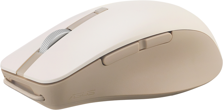 Mysz ASUS SmartO MD200 Silent Plus Wireless Beige (90XB0790-BMU0A0) - obraz 4