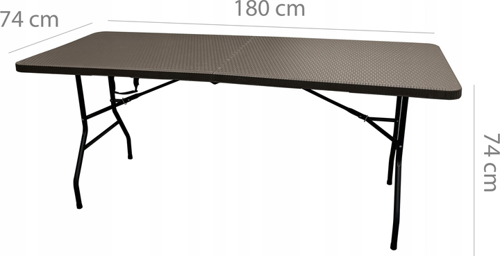 Садовий стіл Nuforma NIC-180FH-RA - зображення 5