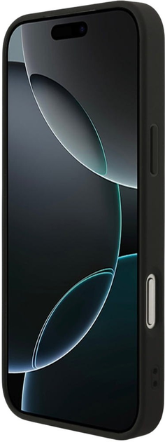 Панель Guess Fixed Glitter Big 4G для Apple iPhone 17 Pro Max Black (GUHCP17XHG4SGK) - зображення 3