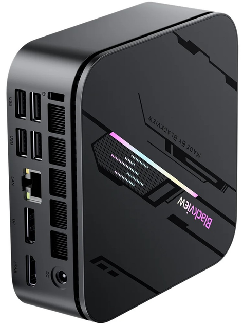 Nettop Blackview Mini PC MP100 Pro Black (MP100Pro-16GB/1TB-BK/BV) - obraz 6