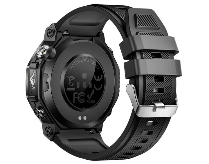 Смарт-годинник Smart Expedition Pro чоловічий розумний годинник IP68/5ATM з ліхтариком - изображение 3