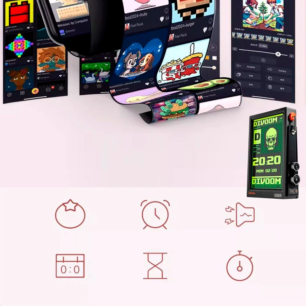 Цифровая фоторамка Divoom Times Frame 64 Gb Black RGB 10.1 дюйм