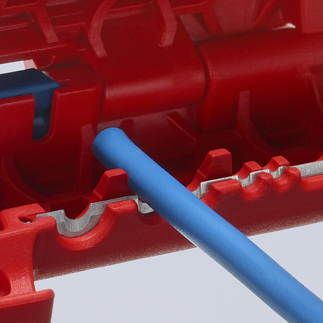 Універсальний інструмент Knipex ErgoStrip для зняття ізоляції дроту для лівої руки (16 95 02 SB) - зображення 10