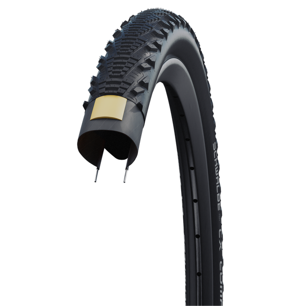 Покрышка Schwalbe Cx Comp 28x1.35", 700x35C 35-622 Active, K-Guard LiteSkin B/B-SK + светоотражающая полоска - Фото 3 Покрышка Schwalbe Cx Comp 28x1.35", 700x35C 35-622 Active, K-Guard LiteSkin B/B-SK + светоотражающая полоска - изображение 3