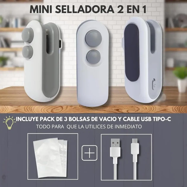 Универсальный мини-вакууматор для консервирования продуктов термосварка usb type-c - изображение 4