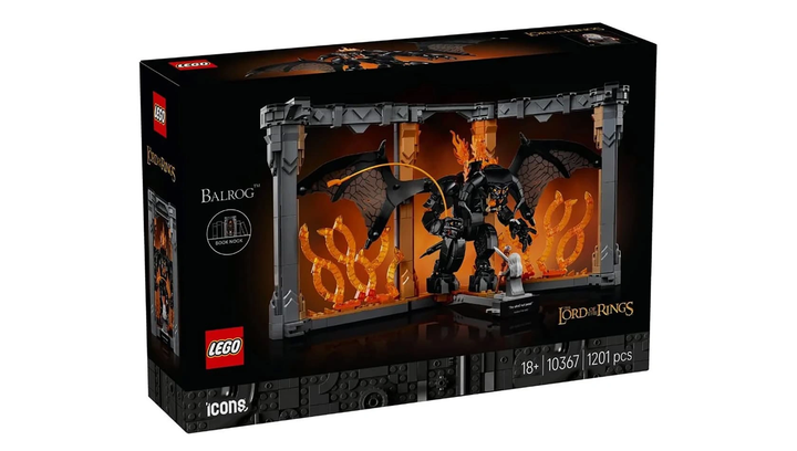 Конструктор Lego Властелин Колец Balrog Book Nook Icons 10367 - изображение 2