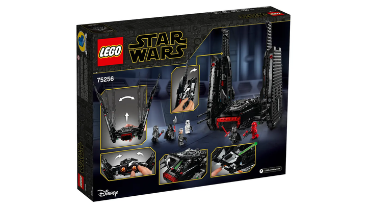 Конструктор Lego Kylo Ren's Shuttle Star Wars 75256 - изображение 8