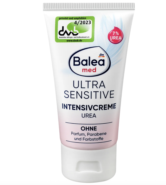 Крем Balea Ultra Sensitive 7% Urea для лица интенсивный увлажняющий 50 мл - изображение 4