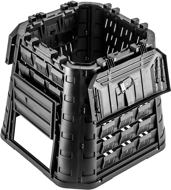 Kompostownik ogrodowy Kadax Yutz czarny 450 l (5903699498972) - obraz 2
