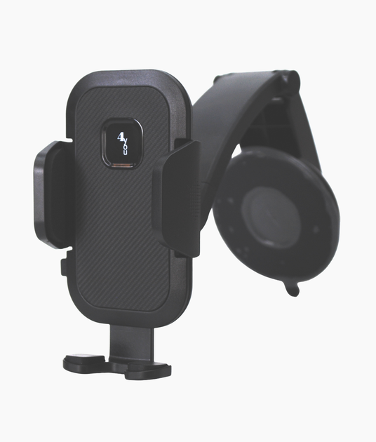 Держатель для телефона в авто 4you GL8 Black (регулируемая жесткая ножка,присоска на торпеду,класс.крепеж) - изображение 2