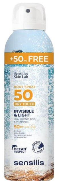 Spray do ciała Sensilis Invisible & Light SPF50+ przeciwsłoneczny 250 ml (8428749009085) - obraz 1