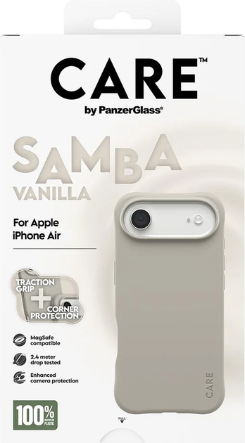 Etui CARE by PanzerGlass Fashionable Case Samba Vanilla w. MagSafe do Apple iPhone Air (CR21761) - obraz 5