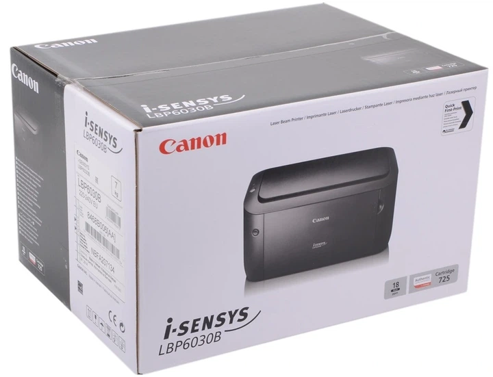 Принтер А4 Canon i-SENSYS LBP6030B (бандл з 2 картриджами) (00117576) - Фото 6 Принтер А4 Canon i-SENSYS LBP6030B (бандл з 2 картриджами) (00117576) - изображение 6