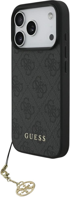 Панель Guess 4G Charms для Apple iPhone 17 Pro Black (GUHMP17LGF4GCK) - зображення 2