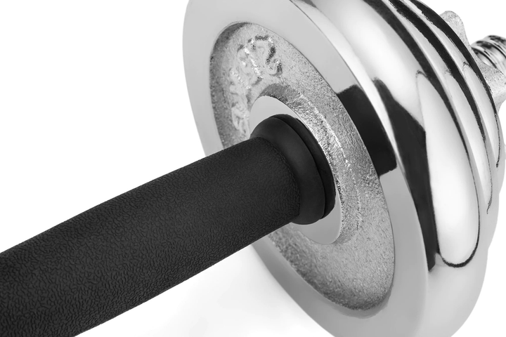 Zestaw hantli chromowanych Gymtek w walizce 19 kg (5907766663089) - obraz 6