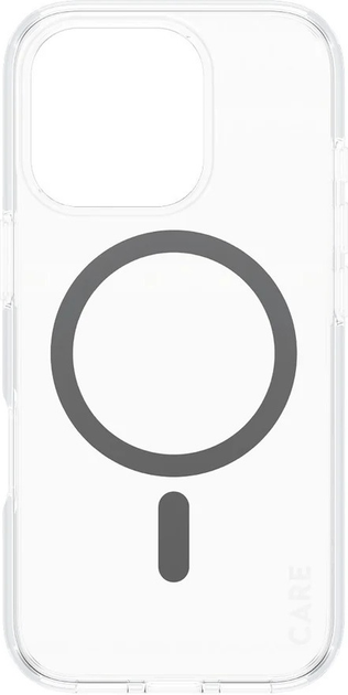 Панель CARE by PanzerGlass Flagship Case Transparent Urban Combat w. Black MagSafe для Apple iPhone 16 Pro (5715685004124) - зображення 2