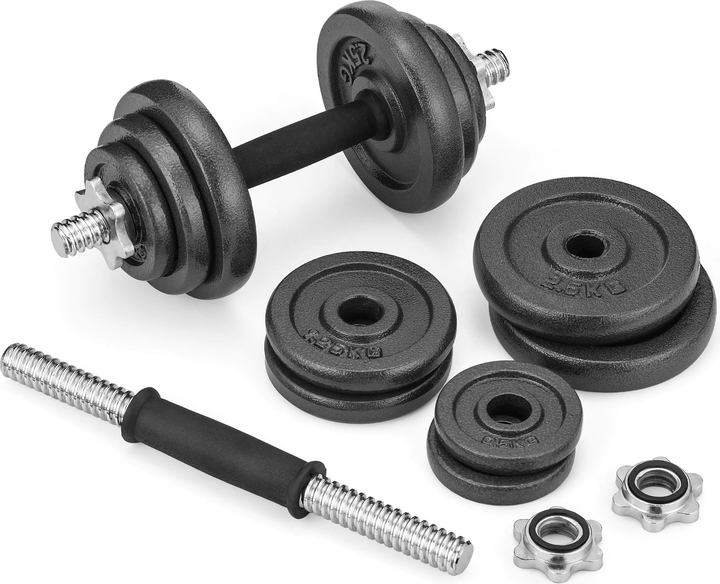 Zestaw hantli żeliwnych Gymtek w walizce 19 kg (5907766663072) - obraz 3