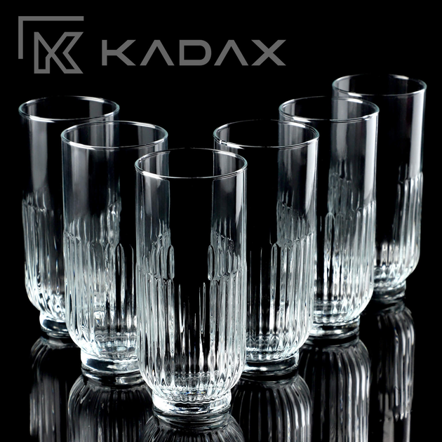 Набір склянок високих Kadax Driva 395 мл 6 шт (5903699482582) - зображення 5