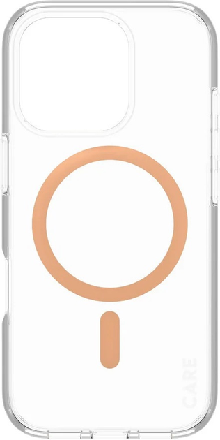 Панель CARE by PanzerGlass Flagship Case Transparent Urban Combat w. Peachy MagSafe для Apple iPhone 16 Pro (5715685004407) - зображення 2