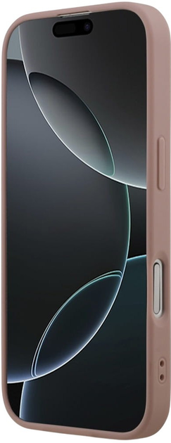 Панель Guess Fixed Glitter Big 4G для Apple iPhone 17 Pink (GUHCP17SHG4SGP) - зображення 3