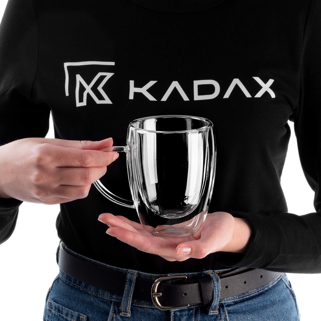 Набір чашок Kadax Forli з подвійною стінкою 350 мл 4 шт (5902730383932) - зображення 5