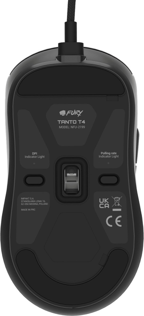 Mysz Fury Tanto T4 USB Black (NFU-2199) - obraz 15