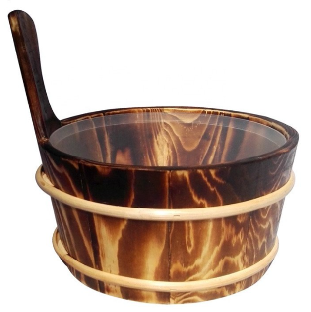 Відро SAUNA BUCKET WITH LADLE (4 L) (4772013000402) - зображення 2