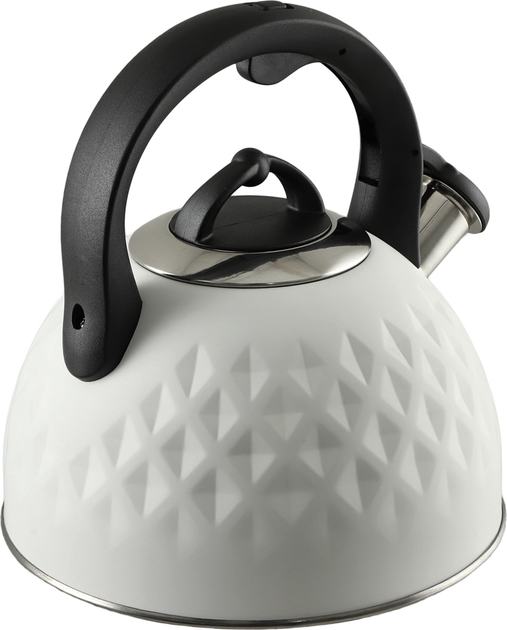 Czajnik Kadax Artaix z gwizdkiem Biały 2.5 l (5903699493298) - obraz 6