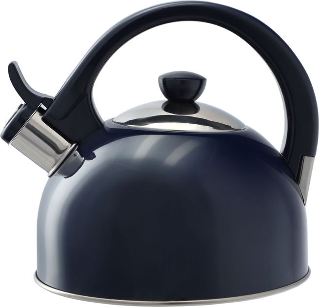 Czajnik nierdzewny Kadax Vasto z gwizdkiem Granatowy 1.7 l (5903699469330) - obraz 1