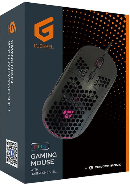 Mysz Conceptronic 6D Gaming Wired Black (DJEBBEL04B) - obraz 2
