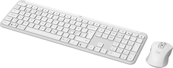 Комплект бездротовий Logitech MK950 Off-White (920-012489) - зображення 2