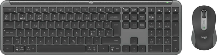Комплект бездротовий Logitech MK950 Graphite (5099206119307) - зображення 1