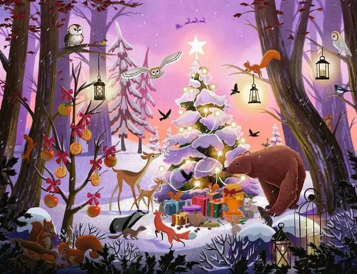 Puzzle Ravensburger Święta w lesie 2000 elementów 12001417 (4005555014171) - obraz 2
