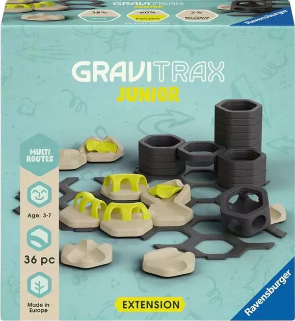 Набір для побудови додаткових елементів Ravensburger Gravitrax Junior Різні траси 25570 (4005556255702) - зображення 1