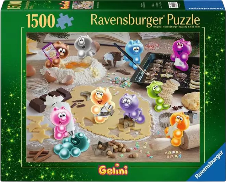 Puzzle Ravensburger Gelini Świąteczne wypieki 1500 elementów 12000725 (4005555007258) - obraz 1